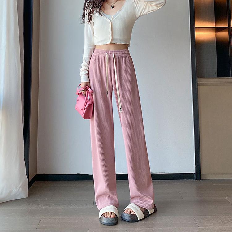 Pantaloni largi cu dungi Meteor pentru femei, casual, pentru primăvară și vară