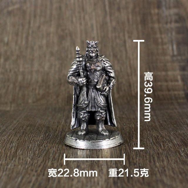 Metal Orc Tribe Soldier Archer Action Figures Desktop Game Chess Pieces Collectible Miniature Model Car Interior Ornament