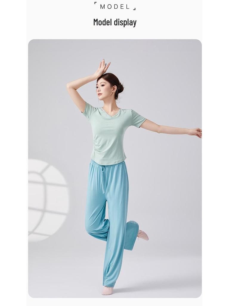 Women's Long Sleeve Modern Chinese Dance Costume Set