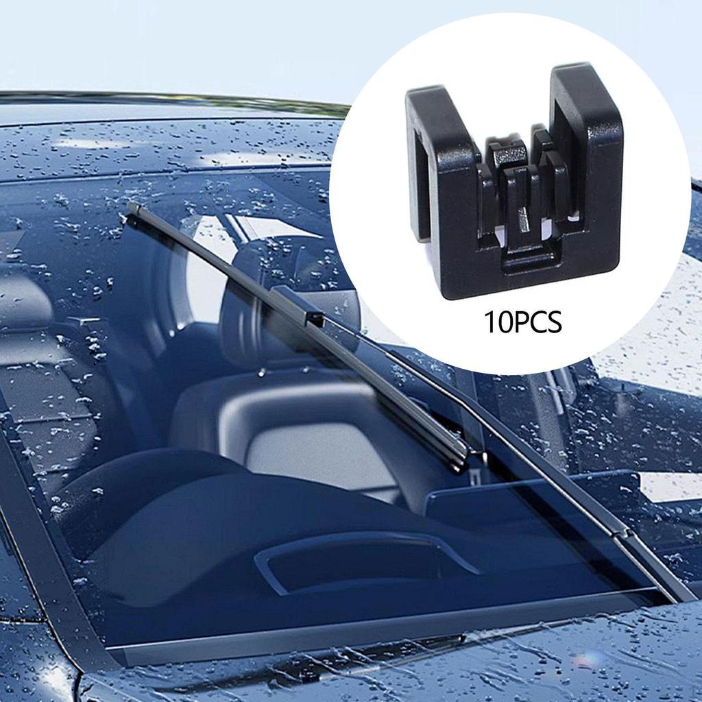 10x Wiper Hood Trim Deflector Panel Reset Clips Windshield Decorative Plate Clip