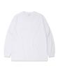 DOLPHIN WAVE APPAREL Dolphin Arch Logo Long Sleeve T-Shirt White