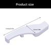 Window Latches 4-Piece Travel Trailer Window Lock Set, Curved Plastic Hook-Shaped Locking Accessories for Camping Window at Camping Stays and Parked