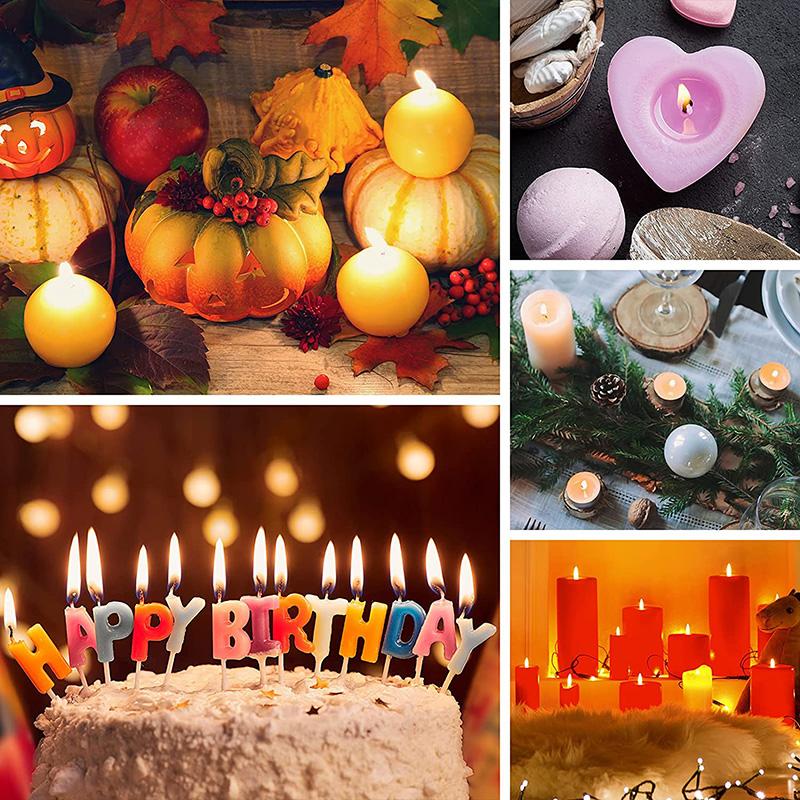 1 Roll 61m Cotton Braid Candle Wick Core Spool 2mm Width Non-Toxic Environmental DIY Oil Lamps Handmade Candle Making Supplies