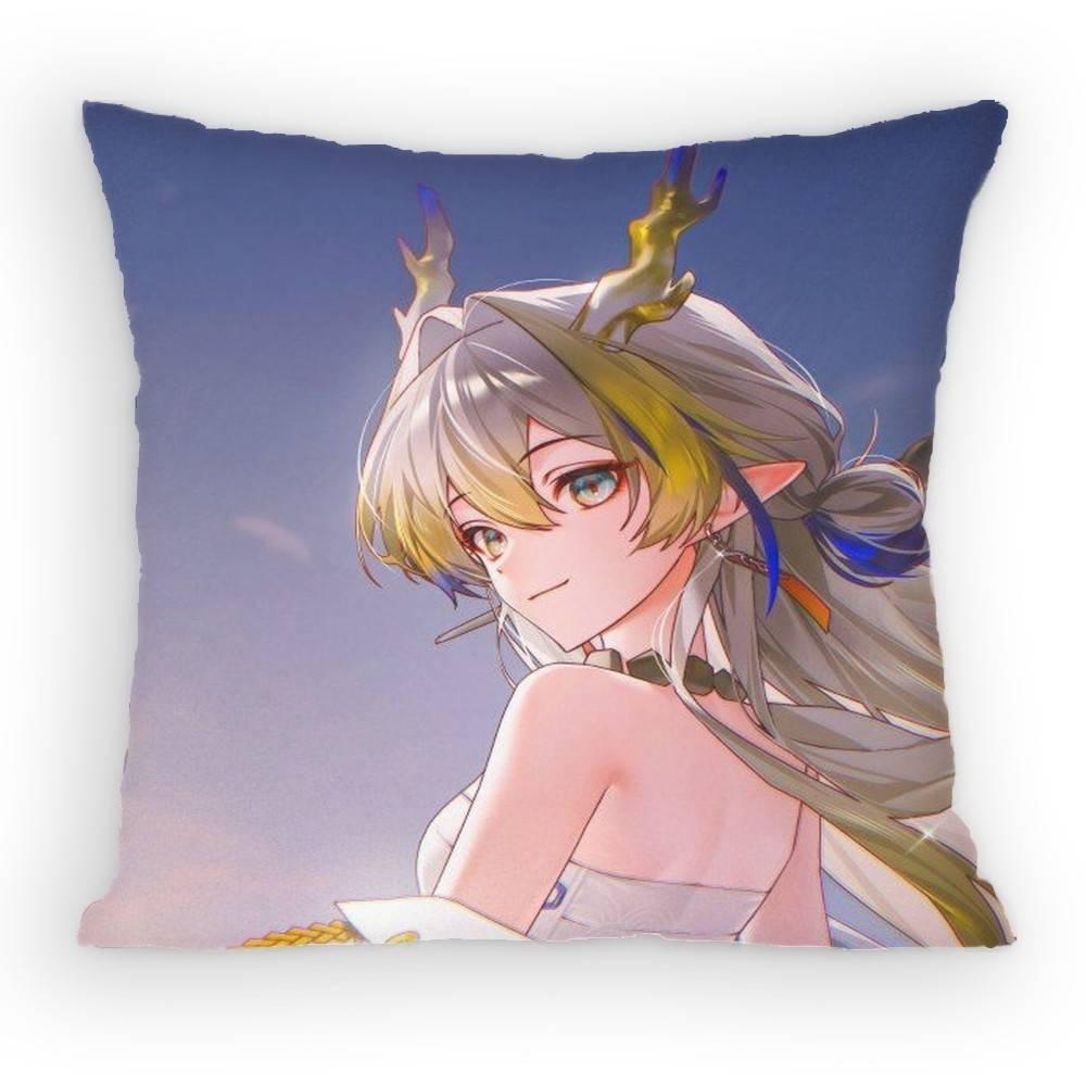 Game Arknights SHU Pillow Case Sofa Living Room for Bedroom car Headboard Backrest Cushion Square Cushion Nap Time