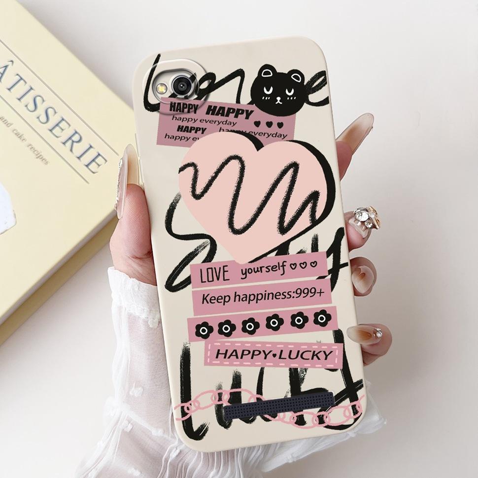 Cute Cartoon Cover For Xiaomi Redmi 4A Phone Case For Xiaomi Redmi 4A 5A 6A Redmi4A Redmi5A ShockProof Back Cover Funda