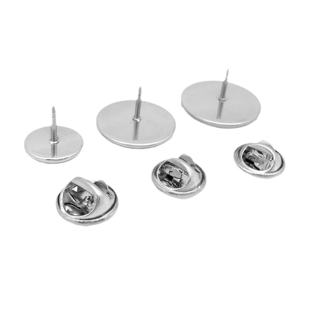 5pcs Butterfly Pin Backs and Tie Tacks for Securing Lapel Pins Stainless Steel Secure Pin Clutches Brooch Backings