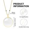 Hangend Ornament Vergrootglas Hanger Cadeau Optisch Vergrootglas Ketting Ouderen