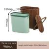 Solid Wood Paper Basket Nordic Wooden Trash Can Large-capacity with Lid Kitchen Trash Can Creative Kitchen Storage Supplies