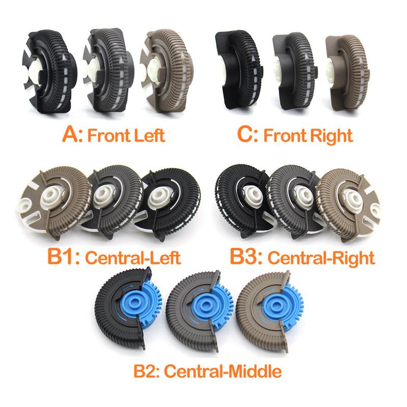 Vorne Links Rechts Klimaanlage AC Lüftungsgitter Basis Rollknopf Für Mercedes Benz E-Klasse W211 2003-2008 E230 E260 E280 2118300054