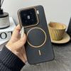 Xiaomi Mi 15 Mobile Phone Case, Lychee Pattern Plain Leather 14ultra Matte Large Hole Simple 13pro Soft Anti-drop Simple