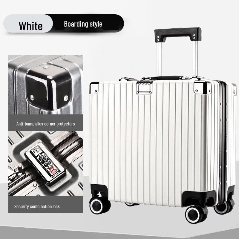 Lightweight Aluminum Frame Carry-on Suitcase 18 inch