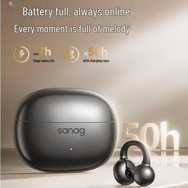 SANAG Z60S Air-Bone Conduction Clip-On Bluetooth Earbuds