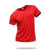 2024 New Summer Adult Leisure Breathable Quick-drying Fitness Sports Solid Color Short-sleeved T-shirt