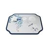 Absorbent Coffee Bar Mat for Espresso Machine, Floral Bird Pattern Non-slip Dish Drying Mat, Diatom Mud Quick Dry Mat for Kitchen Sink Countertop