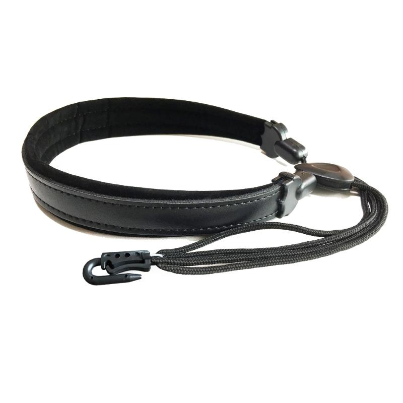 Саксофонные ремни Регулируемый шейный ремень Искусственная кожа Саксофонный шейный ремень Стропы Удобные ремни Легкое использование