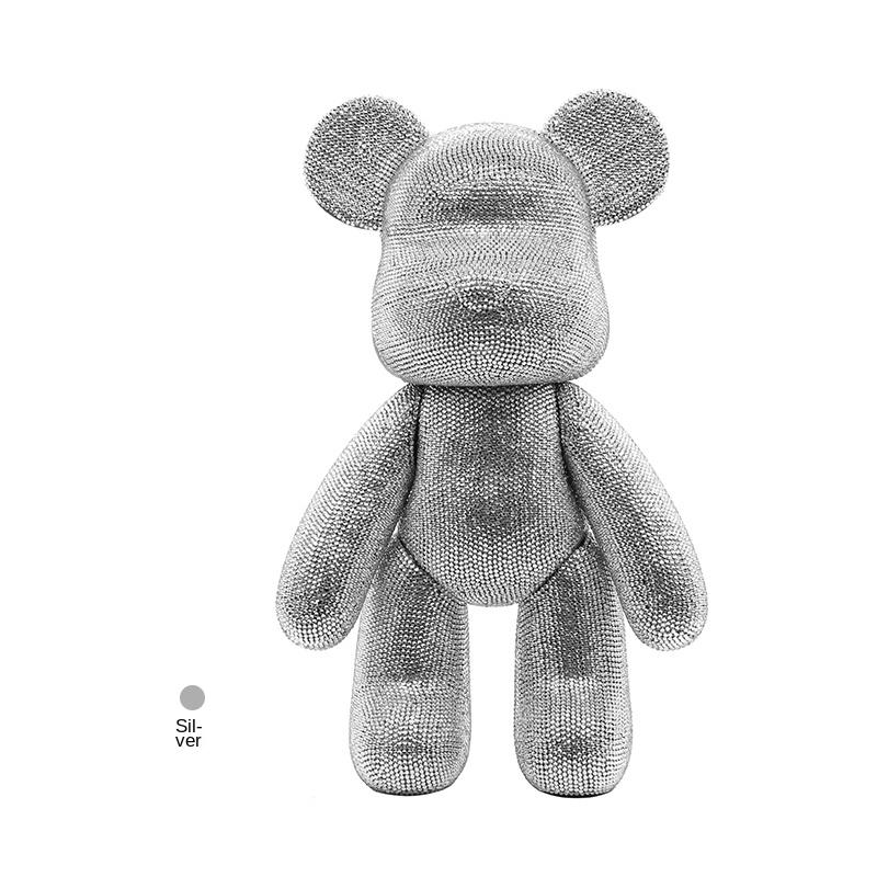 

Творческий 5D алмазная живопись медведь кавайные аксессуары эстетика украшение комнаты статуэтка стол подарок ручной работы украшение дома Height 34cm