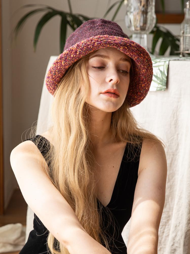 Kaliseumontapone Ian Heritage Knit Bucket Hat