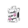 Glamour Jewelry Suitcase Camera Beaded Silver Plated Diy Accessories For Bracelets Necklace Women