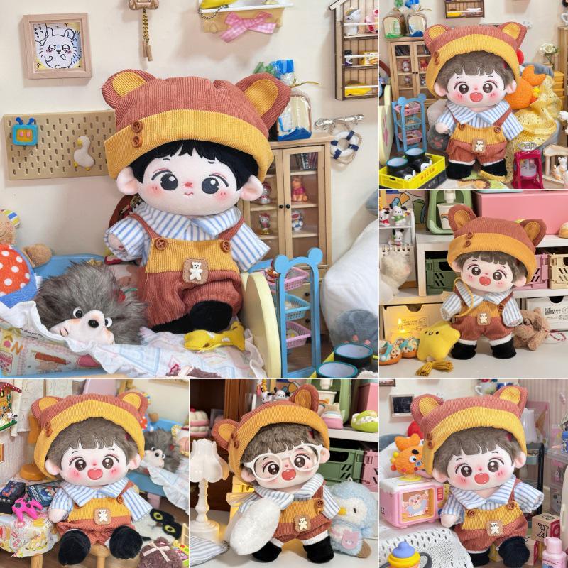 20cm Cotton Girl Doll Dress - Cute Chubby Body Outfit In Stock