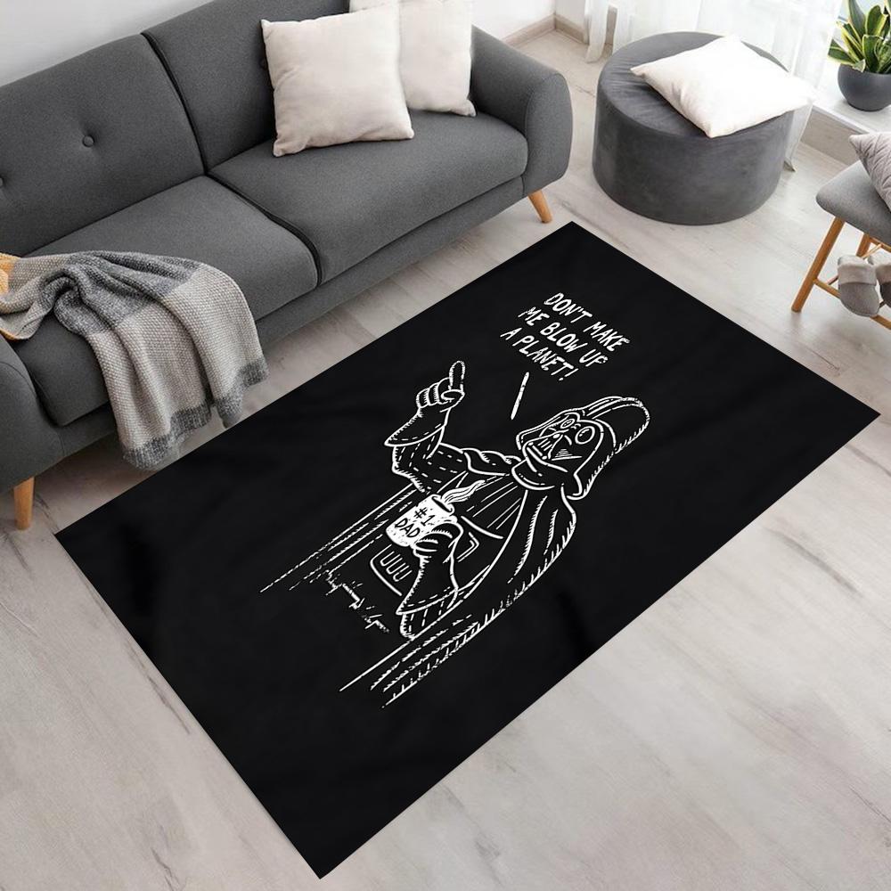 Star Wars Floor Rug Office Rug Design for Balcony Living Rooms Bedrooms Playrooms Anti-slip Rug Office Home Decor Wedding Party Gift