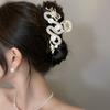 Hairpin Animal Hair Clip Pearl Rhinestone Shark Clip Personalized Zodiac Dragon Hair Claw  Female