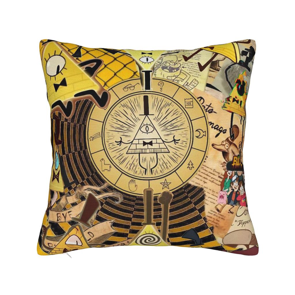 Decorative Pillow Covers GGravity Falls Merch Chair Pillow Case Cover Zipper MultiSize