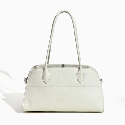First Layer Cowhide Tote Bag Women's Large-capacity Leather Shoulder Bag Horizontal Style Fashion Senior Commuter Bag Versatile Handbag