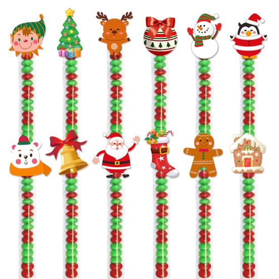 Self Sealing Cellophane Bags Clear Christmas Candy Bags Pretzel Rods Individual Bags for Packaging Party Favors Candy Treat Popsicle Cookies