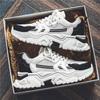 Men's Shoes Summer Mesh Breathable Sports Shoes Increase Ins Dad Trendy Shoes Popular Versatile Casual Shoes