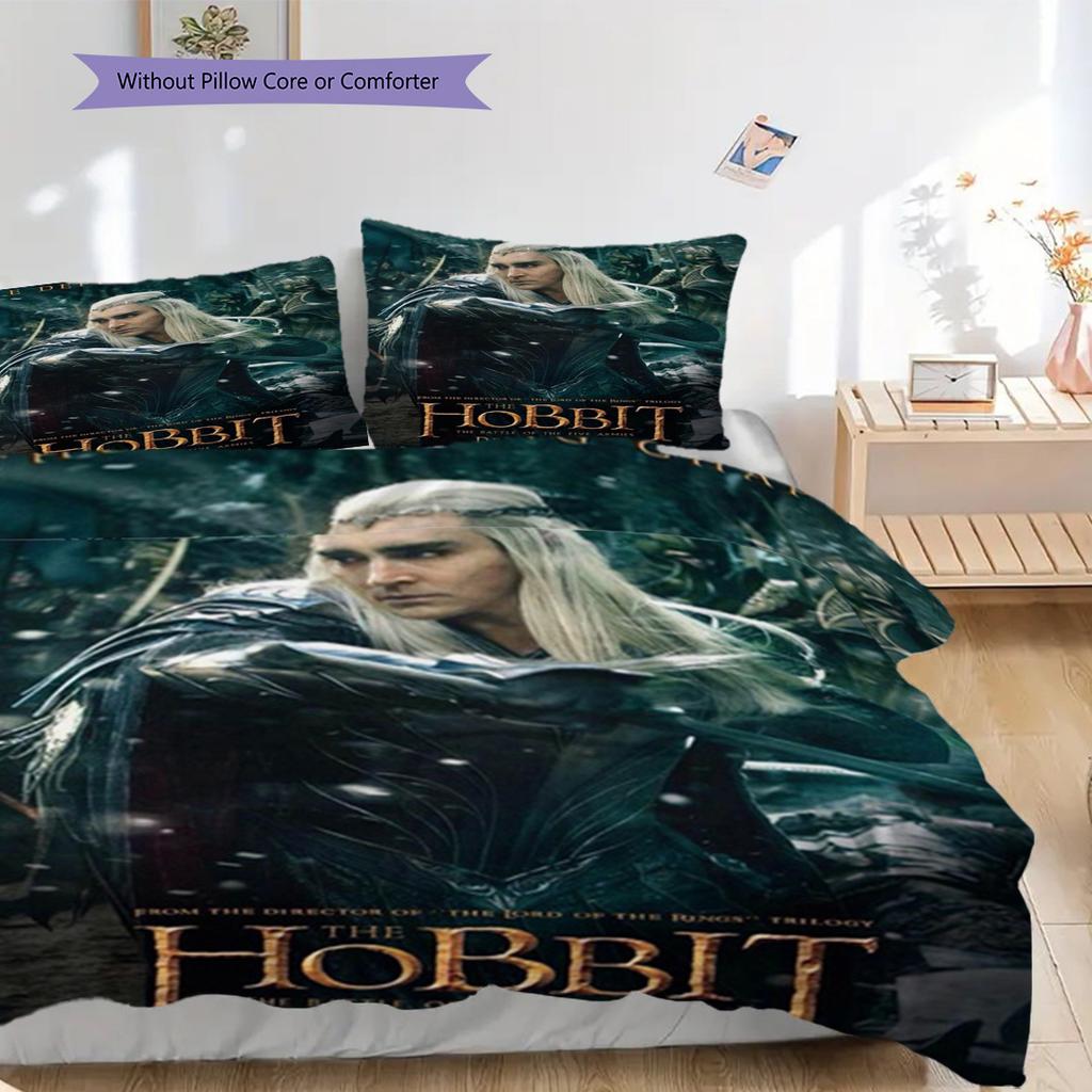 The Hobbit Journey Threepiece Set 1 Duvet Cover 2 Pillowcase Without Core Bedding Set Duvet Cover And Pillowcase Soft And Comfortable
