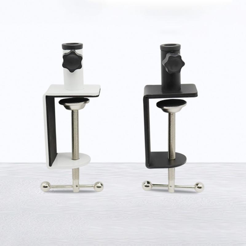 Professional Table Mount Clamp Arm Stand with Adjustable Screw Anti-scratch Sponge Pads Metal Table Mounting Clamp