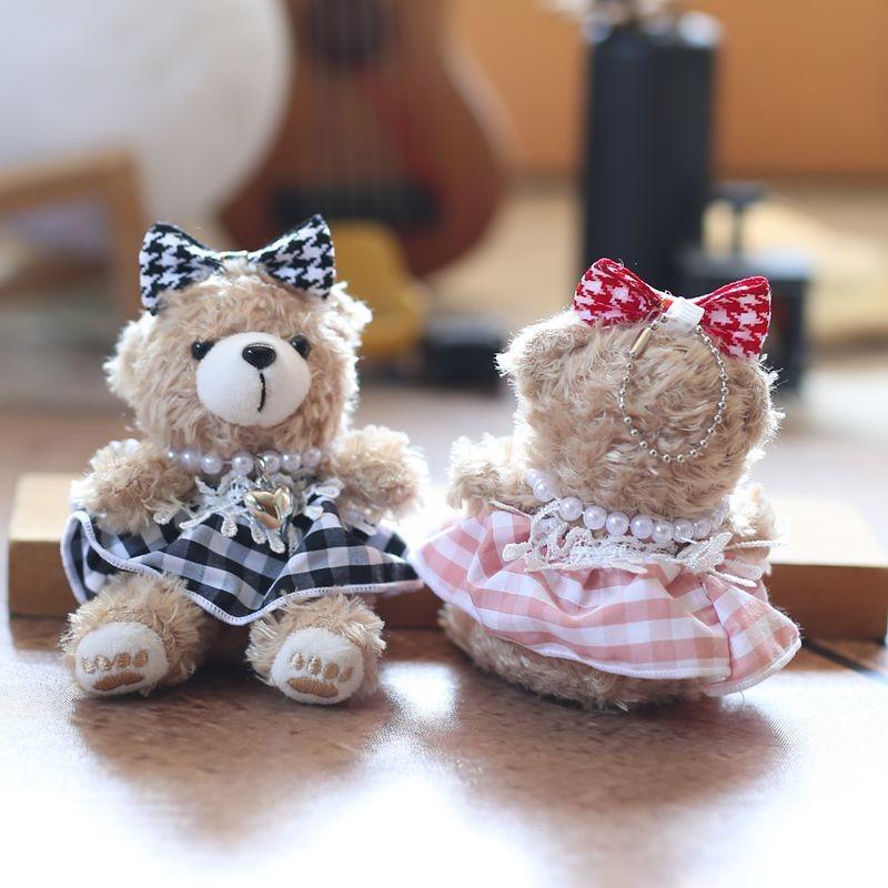 Shelliemay Plush Bear Pendant With Pp Cotton Soft Material Bear Keychain Gift