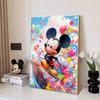 Disney Diamond Painting Mickeys Colorful Carnival Trendy Illustration Mosaic Art DIY Cross Stitch Embroidery Set Full Diamond Home Decor Gift
