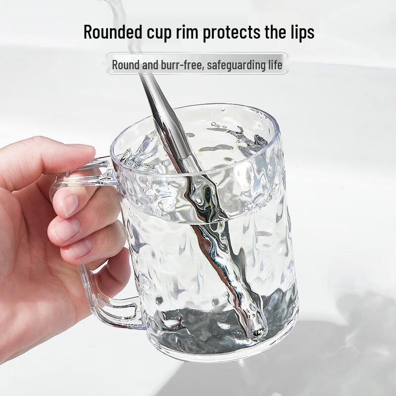 Baichengdao Glacier Pattern Toothbrush & Mouthwash Cups