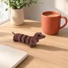 Scharnierbare Teckel Sleutelhanger, 3D Geprinte Dachshund met Beweegbare Gewrichten, Flexibele Worst Hond Hanger voor Rugzak
