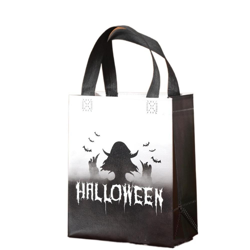 Cartoon Halloween Non-woven Handbag Printed Pumpkin Creative Bag Trendy Halloween Gift Bag  Gifts
