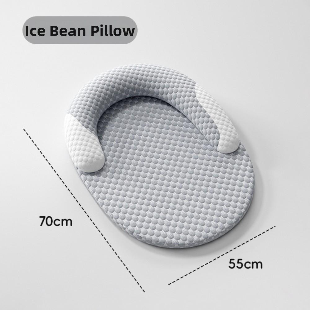 Oval Summer Cooling Dog Bed Ice Silk Pet Nest New Cat Cooling Pad  For Small Medium Large Pet