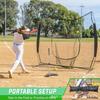 7x7 Portable Baseball Training Rebound Net – Professional Outdoor Batting Backstop