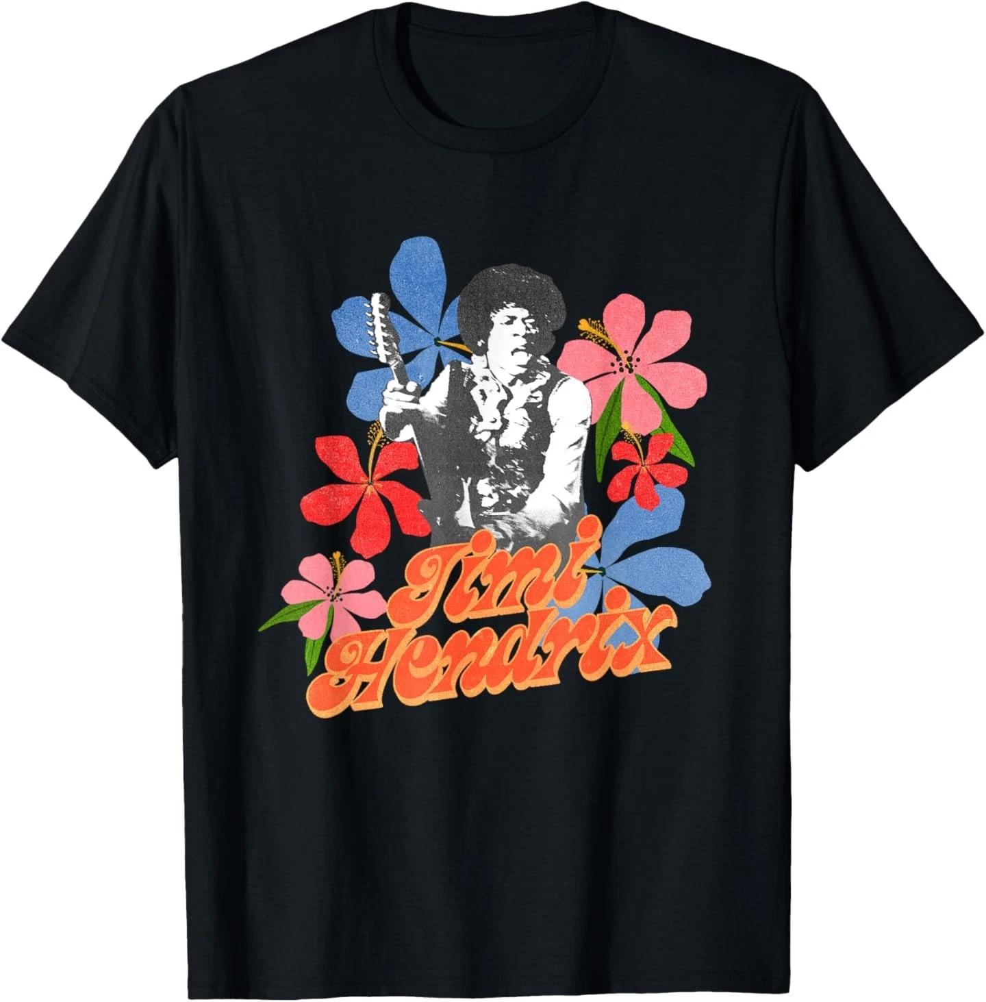 

Jimi Hendrix 60 s Inspired Flower T-Shirt XL