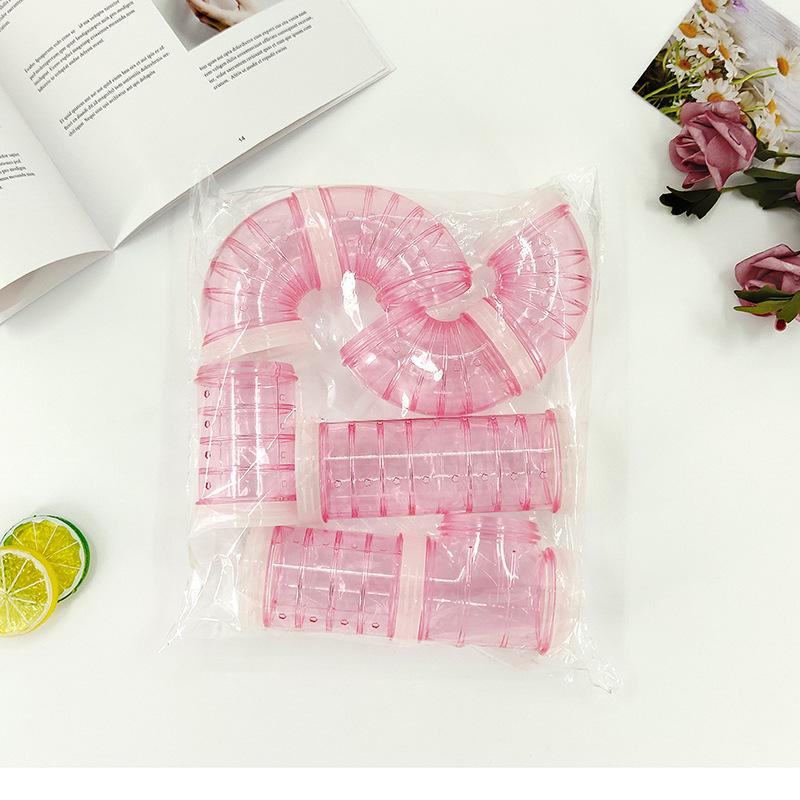 

DIY Hamster Cage Maze: Squirrel, Rat, Hedgehog, Golden Hamster Tunnel Pipe розовый