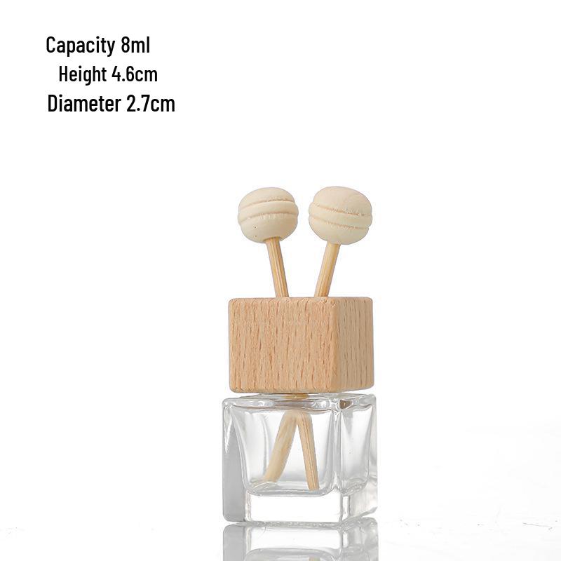 Compact Cross-Border Glass Car Aromatherapy Pendant Bottle for Essential Oils
