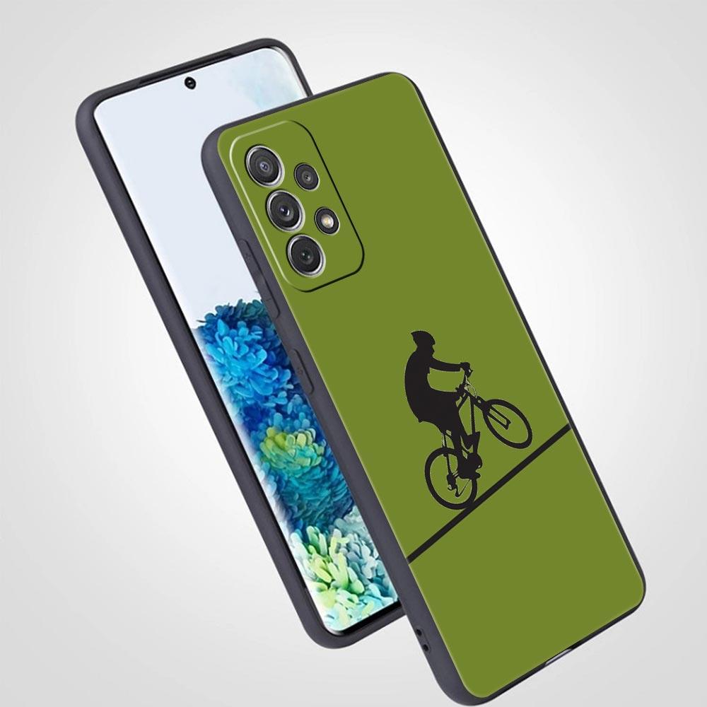 Mountain Bikes Cycling Phone Case For Samsung Galaxy A13 A51 A71 A41 A31 A21S A11 A03S A12 A32 A52 A22 A23 A33 A53 A73 5G Cover