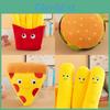 Fast-Food-Plüschkissen-Set mit Hamburger, Pommes frites und Pizza – Geschenkidee für Kinder