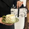 High-value light luxury birthday gift retro coffee cup and saucer gift box set, gift box for girls and girlfriends