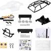 INJORA BUG24 Body with Roll Cage for 1/24 Axial SCX24 C10 JLU Bronco Base Camp 4Runner Upgrade(Clear)