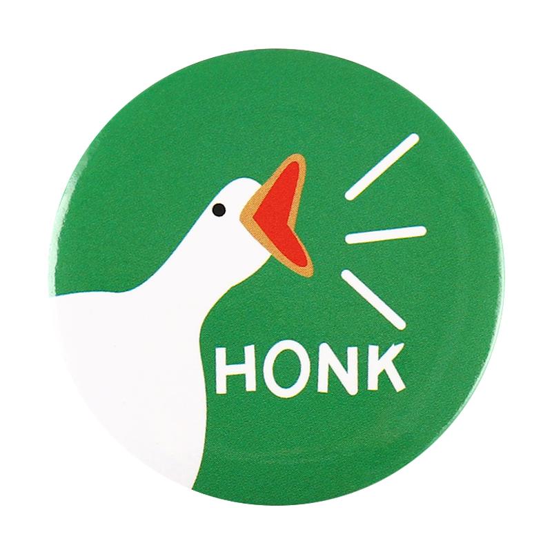 Tinplate Soft Button Pin Anime Fun Animal Goose Frog Cat Alien Cherry Brooch for Hat Bag Creative Jewelry Gift Lapel Badge 2025