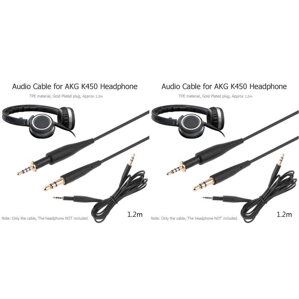 

T0# 1.5m Audio Cable 2.5mm Male to 3.5mm for K450 Q460 K480 K451 Earphone