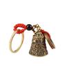 Retro Brass Mantra Bell Keychain Pendant for Men and Women - Creative Heart Sutra Bell Craft