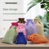 In-Stock Linen Drawstring Jewelry Gift Bag