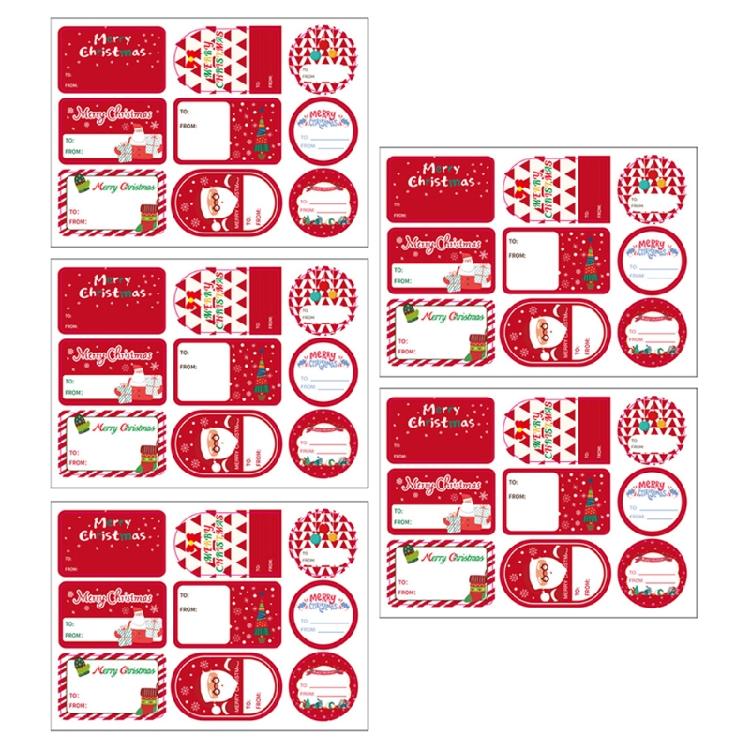 Dekorative Geschenketiketten Aufkleber für Haus Party Gastgeschenk Zubehör Temporäre Tattoos